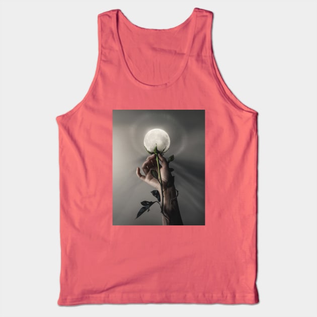 Moon bloom Tank Top by RoscoAdrian